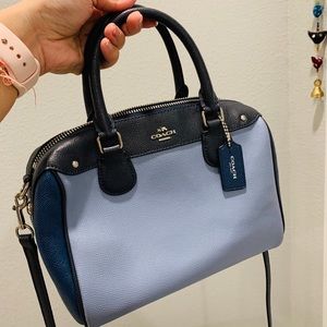 Pastel blue Coach bag